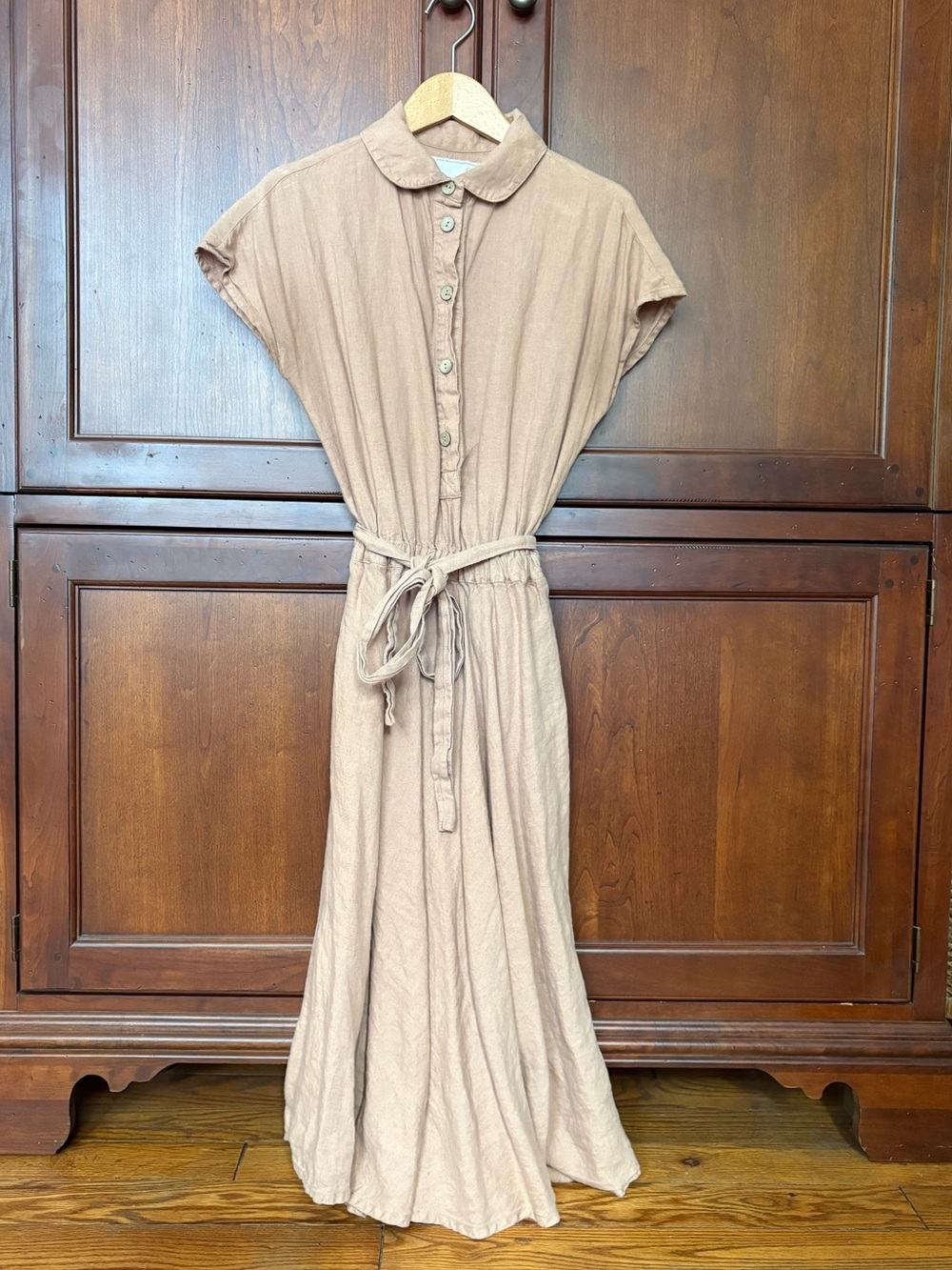 Not perfect linen midi dress